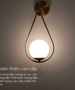 đèn gắn tường giọt nước hiện đại trang trí phòng ngủ phòng khách cầu thang