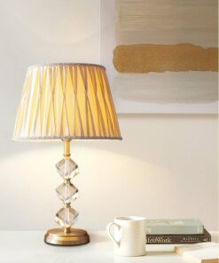 Đèn để bàn đồng & pha lê cao cấp