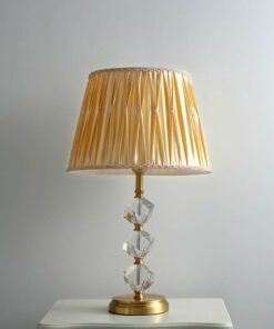 Đèn để bàn đồng & pha lê cao cấp