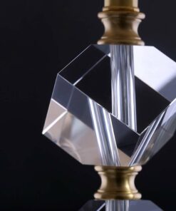 Đèn để bàn đồng & pha lê cao cấp