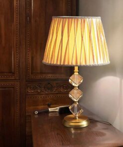Đèn để bàn đồng & pha lê cao cấp