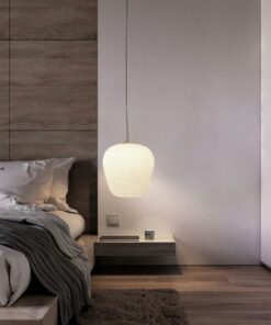 Đèn thả trang trí lồng giấy hiện đại