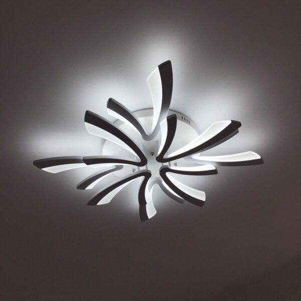 Đèn mâm LED ốp trần Chữ V 9 cánh