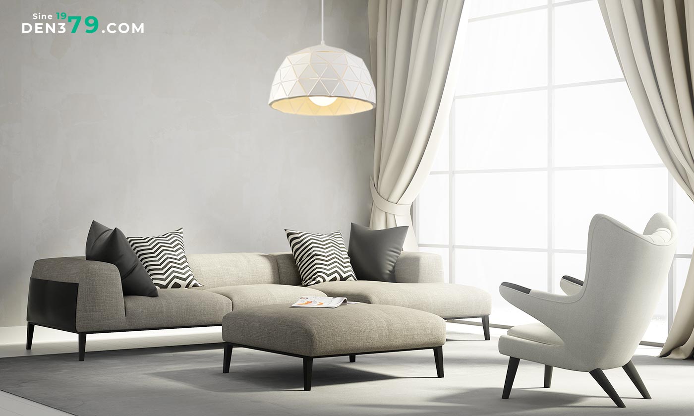 đèn chùm phòng khách hiện đại