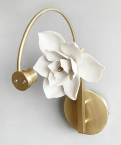 Đèn tường Hoa sen trắng trang trí phòng ngủ, phòng khách đẹp & cao cấp