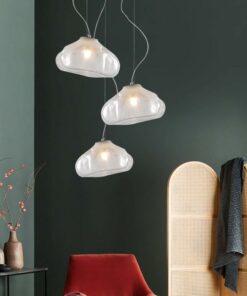 Đèn thả 3 BÓNG trang trí Thủy tinh hiện đại Venus LM072