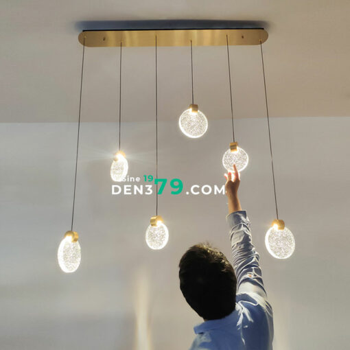 Đèn thả trang trí bàn ăn, quầy bar pha lê LM041