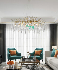 đèn chùm trang trí phòng khách phòng ngủ bàn ăn thủy tinh giọt nước