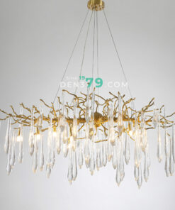 đèn chùm trang trí phòng khách phòng ngủ bàn ăn thủy tinh giọt nước