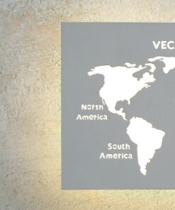 Đèn tường LED Bản đồ thế giới (L1378)