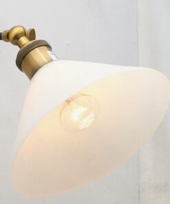 Đèn gắn tường chao nón thủy tinh (L1020W)