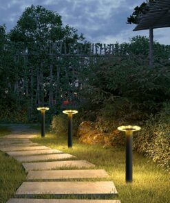 Đèn trụ cột sân vườn hiện đại
