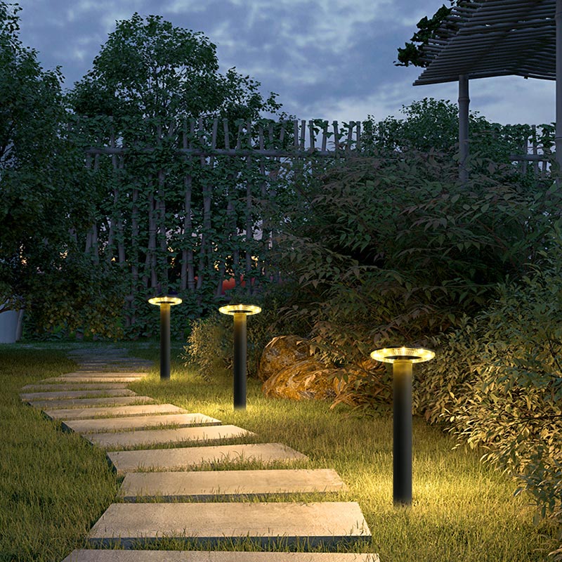 Đèn trụ cột sân vườn hiện đại