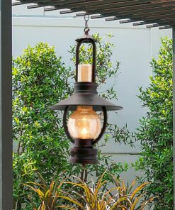 Đèn thả Dầu ngoài trời cổ điển (KD6824) trang trí mái vòm, ban công