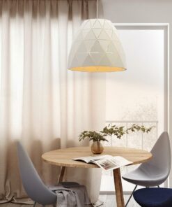 Đèn thả nhôm khắc Kim cương