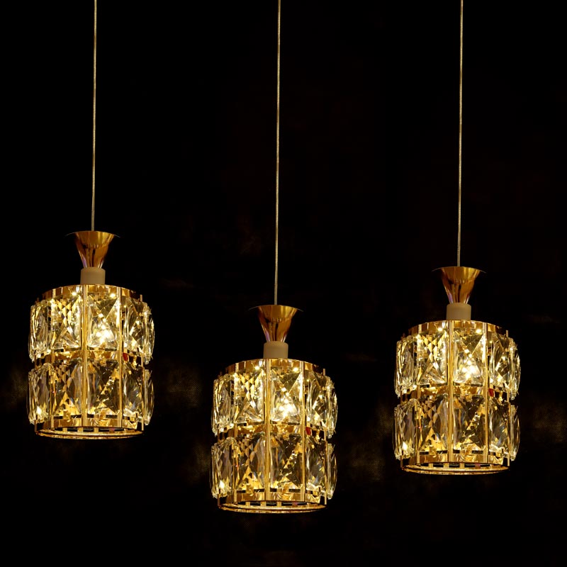 đèn thả bàn ăn pha lê