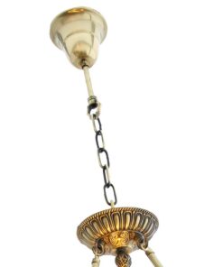 Đèn thả đồng chao đá cổ điển