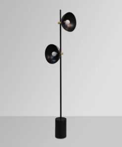 đèn cây đứng, đèn để sàn 2 bóng hiện đại trang trí phòng khách, phòng ngủ