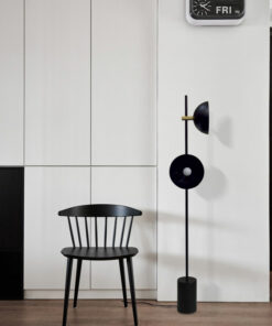 đèn cây đứng, đèn để sàn 2 bóng hiện đại trang trí phòng khách, phòng ngủ