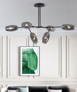 Đèn chùm thủy tinh 6 bóng trang trí