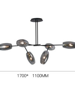 Đèn chùm thủy tinh 6 bóng trang trí