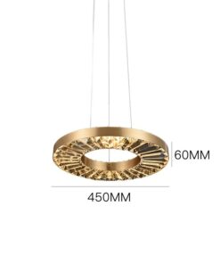 Đèn thả vòng tròn pha lê cao cấp Venus LM077