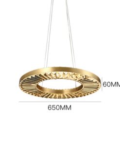 Đèn thả vòng tròn pha lê cao cấp Venus LM077