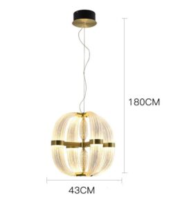 Đèn thả trang trí bàn ăn bằng thủy tinh cao cấp Venus LM078 đẹp, giá tốt