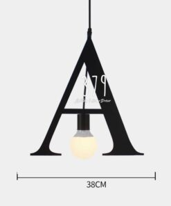 Đèn thả trang trí bảng 24 chữ cái THCN 57A