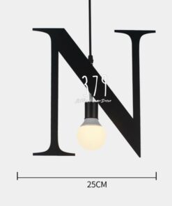 Đèn thả trang trí bảng 24 chữ cái THCN 57A