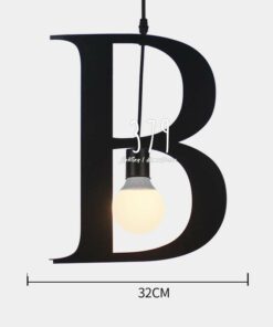 Đèn thả trang trí bảng 24 chữ cái THCN 57A