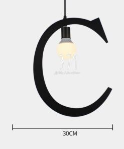 Đèn thả trang trí bảng 24 chữ cái THCN 57A