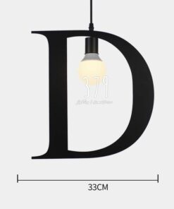 Đèn thả trang trí bảng 24 chữ cái THCN 57A