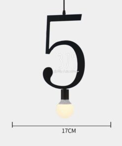 Đèn thả trang trí bảng chữ số THCN 57A