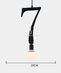 Đèn thả trang trí bảng chữ số THCN 57A