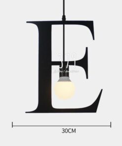 Đèn thả trang trí bảng 24 chữ cái THCN 57A