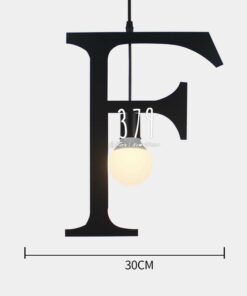 Đèn thả trang trí bảng 24 chữ cái THCN 57A