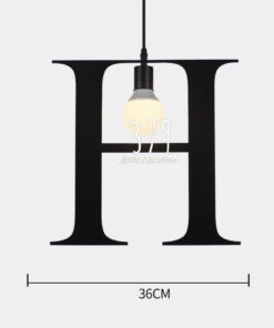 Đèn thả trang trí bảng 24 chữ cái THCN 57A