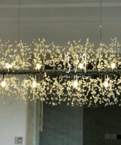 Đèn thả trang trí bàn ăn pha lê thanh ngang THCN 21A-20