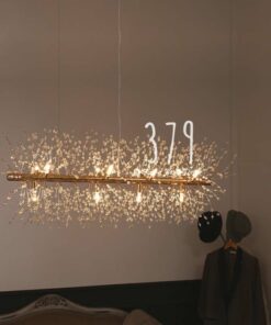 Đèn thả trang trí bàn ăn pha lê thanh ngang THCN 21A-20