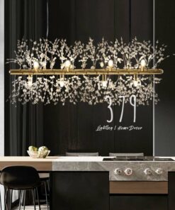 Đèn thả trang trí bàn ăn pha lê thanh ngang THCN 21A-20