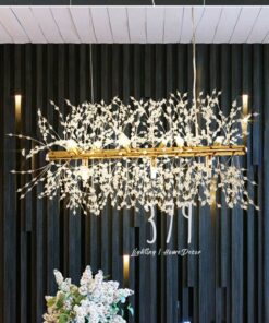 Đèn thả trang trí bàn ăn pha lê thanh ngang THCN 21A-20