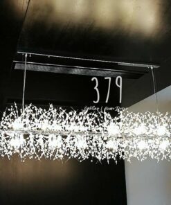 Đèn thả trang trí bàn ăn pha lê thanh ngang THCN 21A-20