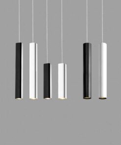 Đèn thả ống bơ kim loại KCA163: bàn ăn, đầu giường ngủ, quán cafe