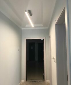 Đèn thả LED thang ngang KCA172: trang trí bàn ăn lớn, bàn ăn dọc