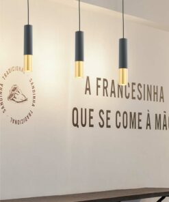 Đèn thả ống LTCN122: trang trí đầu giường, bàn ăn, quầy bar, cafe