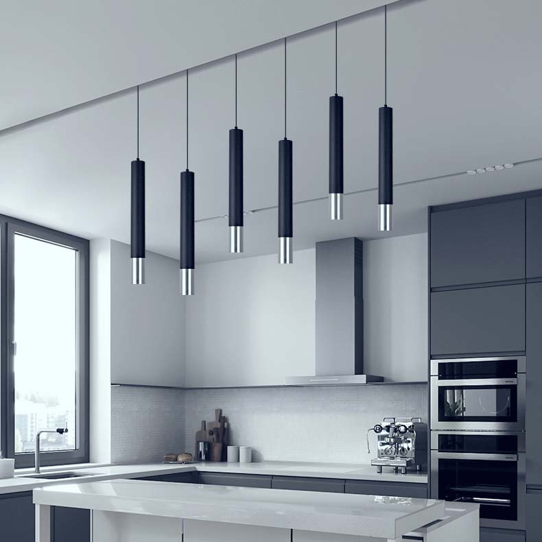 Đèn thả ống LTCN122: trang trí đầu giường, bàn ăn, quầy bar, cafe