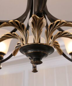 Đèn chùm tân cổ điển 8 tay