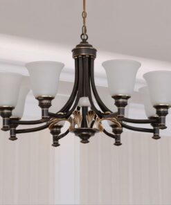 Đèn chùm tân cổ điển 8 tay