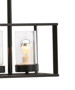 Đèn thả 4 bóng KD164A18: trang trí bàn ăn cao cấp, bàn ăn chữ nhật